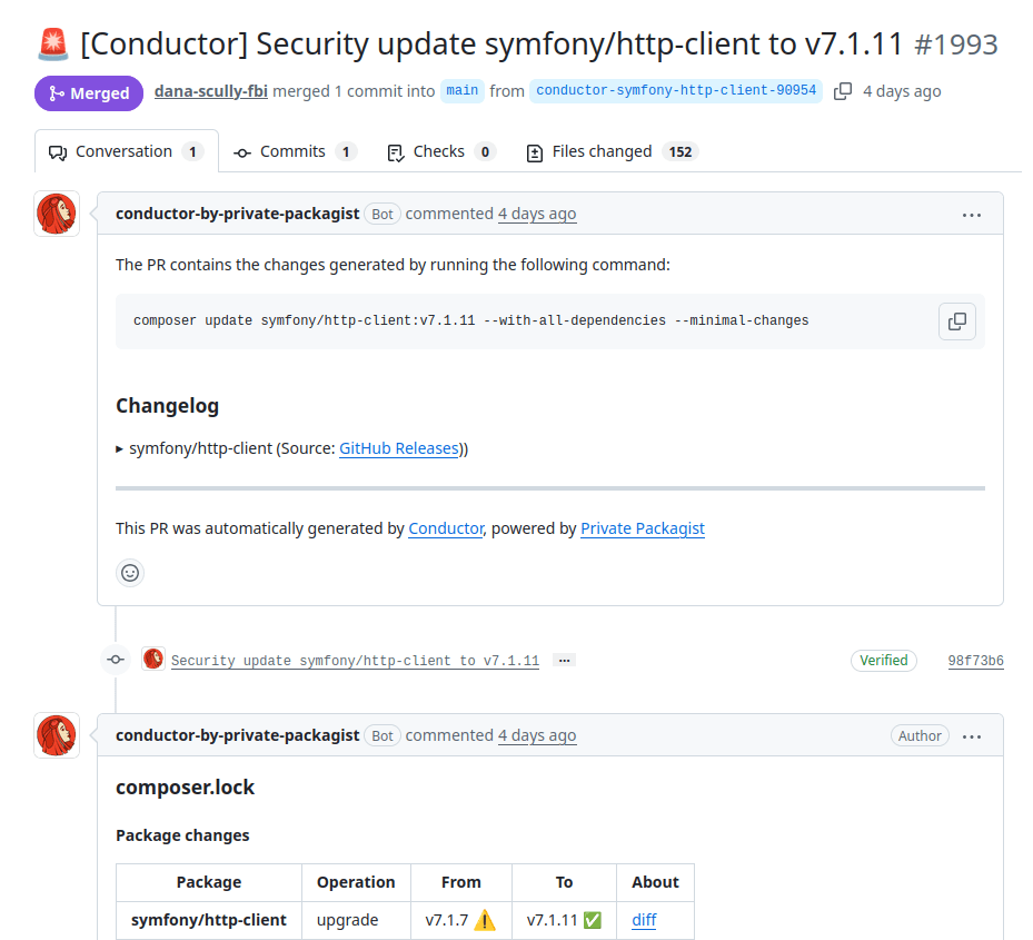 Conductor Pull Request
