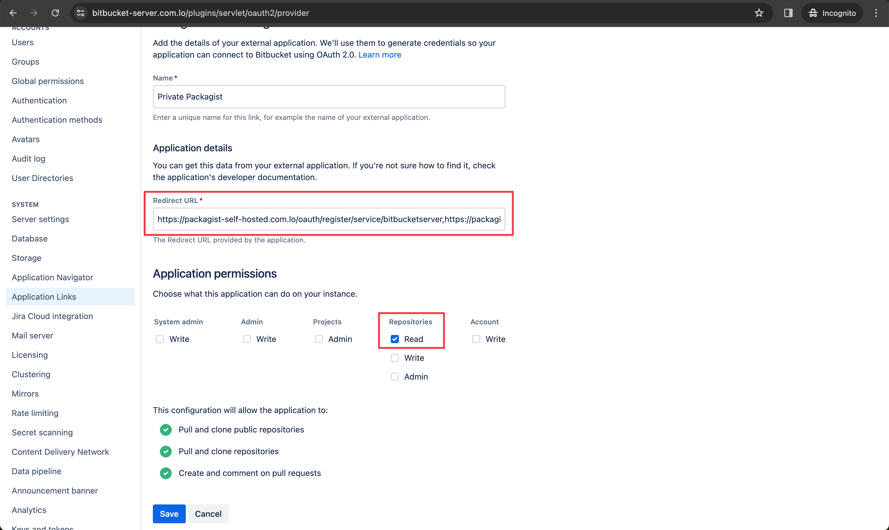 Bitbucket Server (Stash) Integration Setup Private Packagist