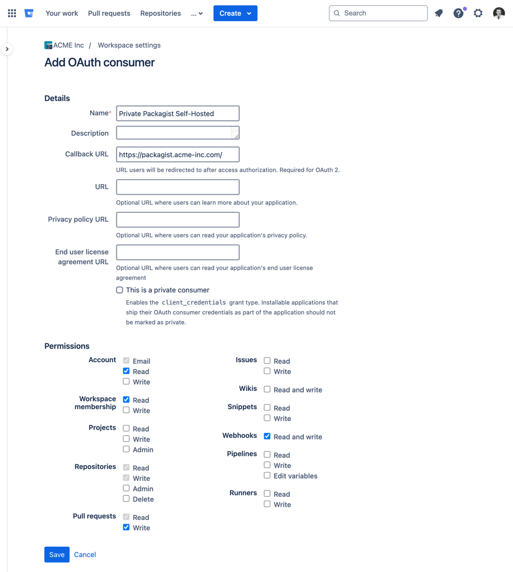 Bitbucket Form